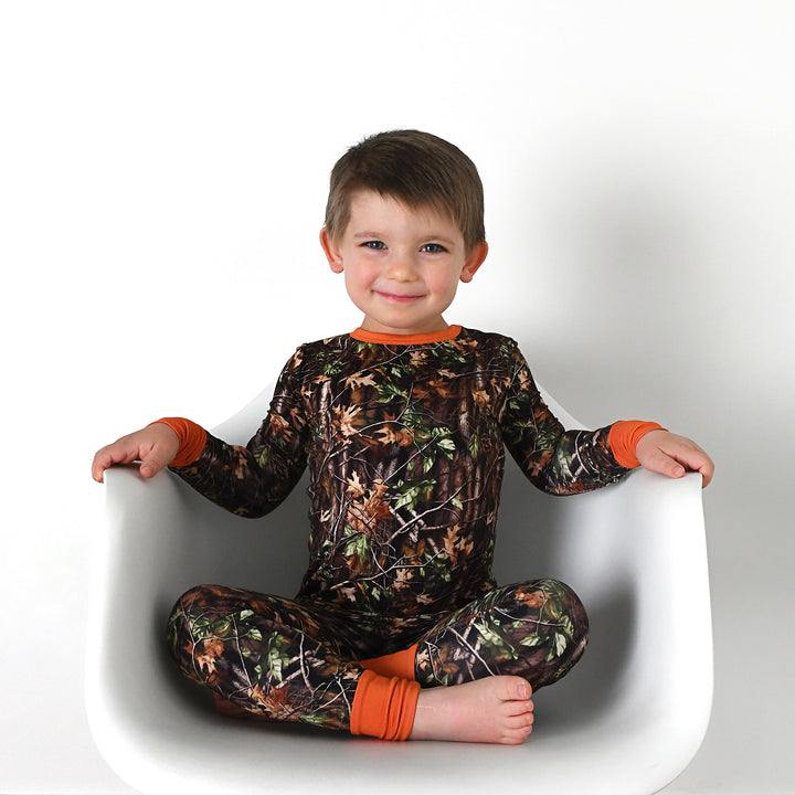 Hunter Camo TWO PIECE - NO BUTTON - Gigi and Max