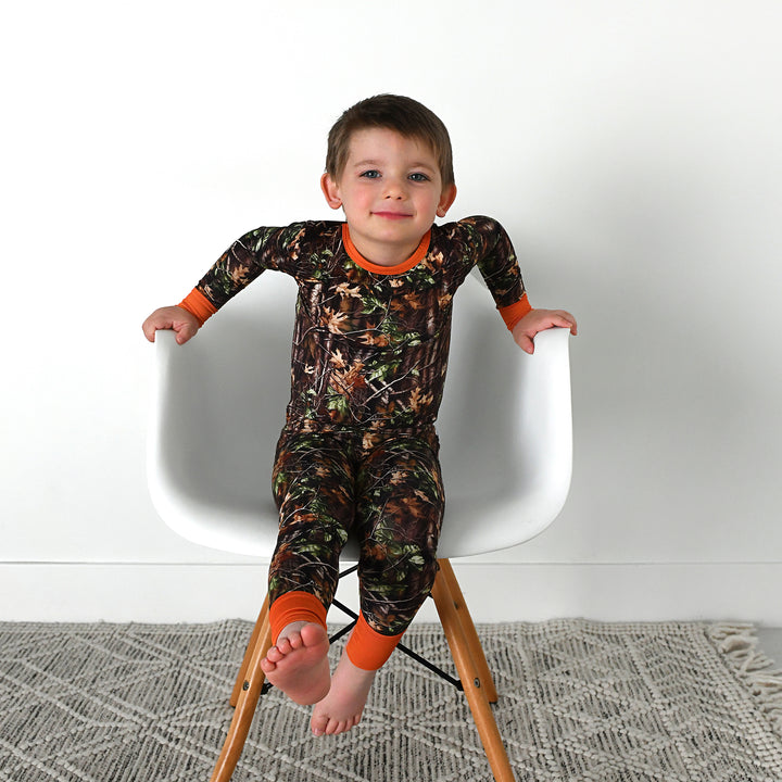 Hunter Camo TWO PIECE - NO BUTTON - Gigi and Max