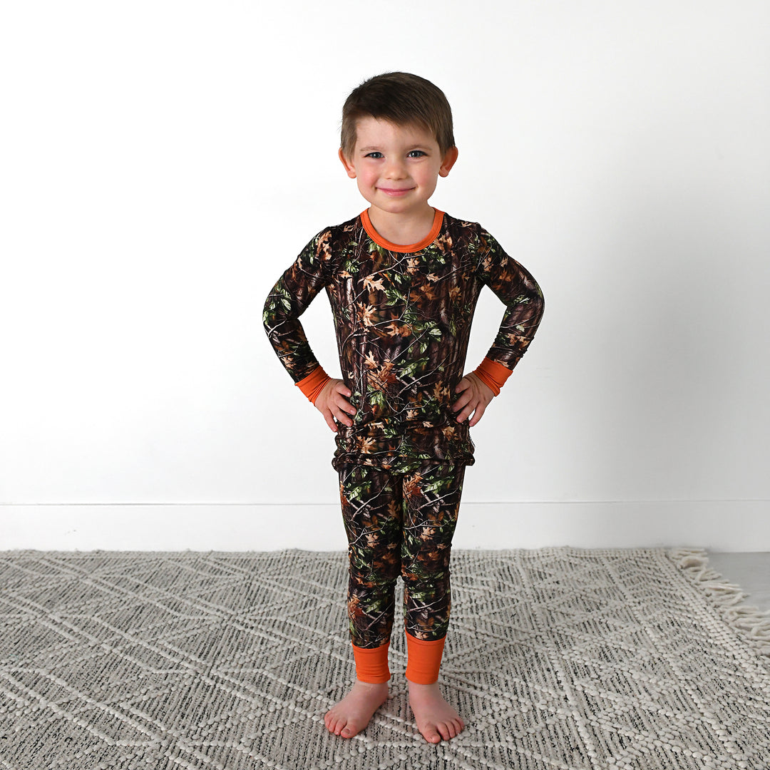 Hunter Camo TWO PIECE - NO BUTTON - Gigi and Max