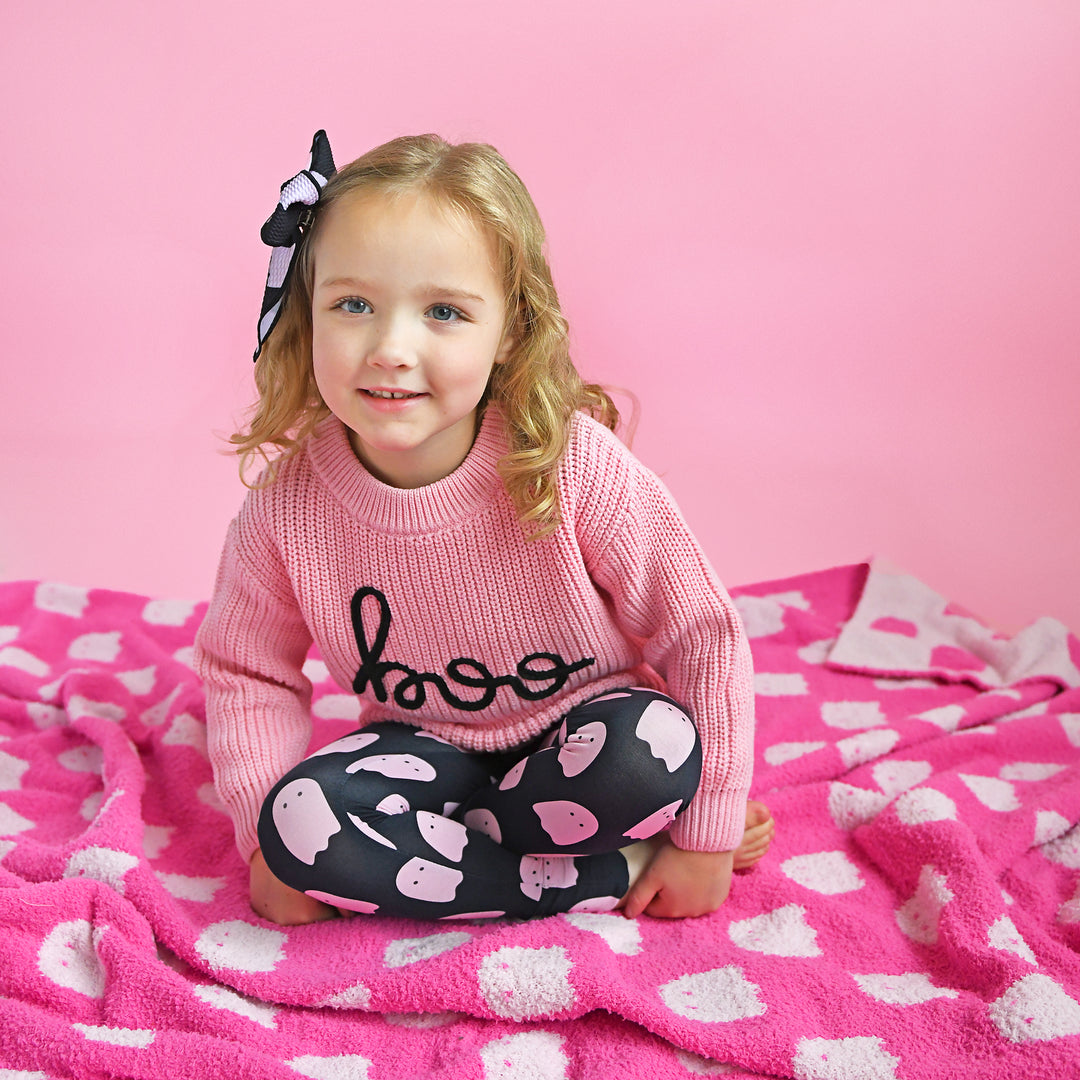 Boo Pink SWEATER - Gigi and Max