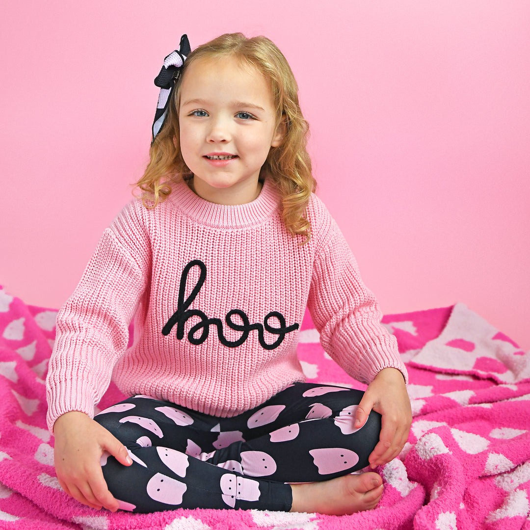 Boo Pink SWEATER - Gigi and Max