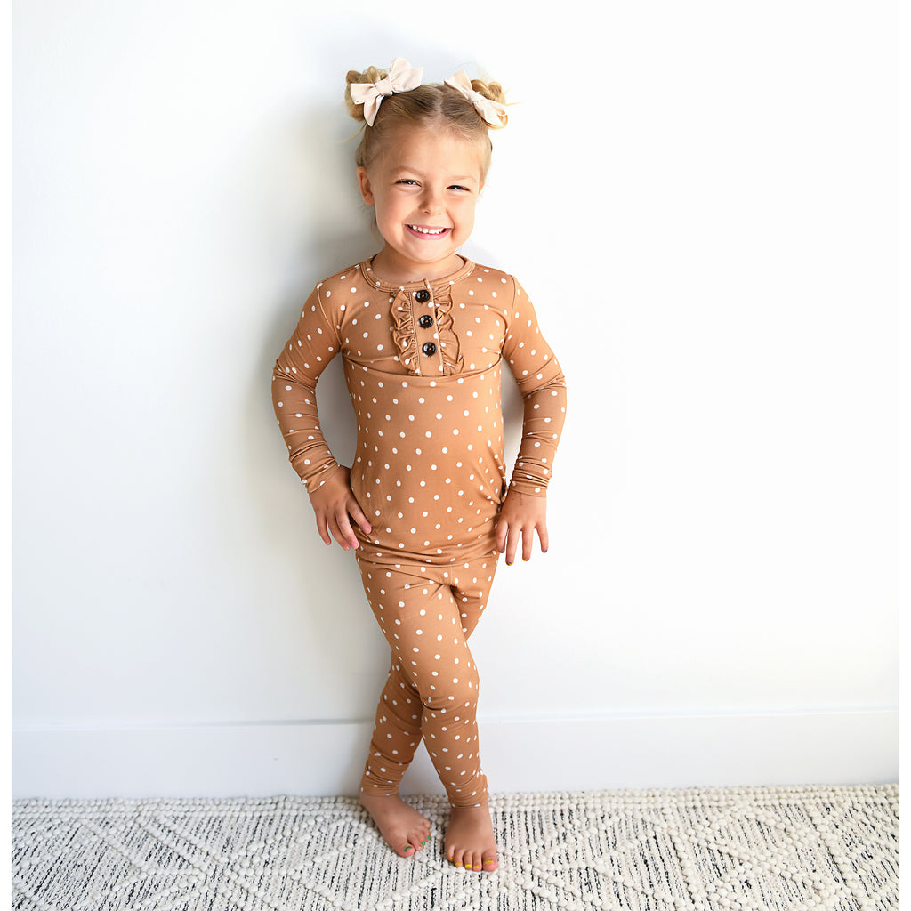 Maple Dot RUFFLE TWO PIECE - Gigi and Max