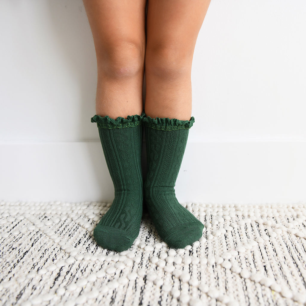 Forest LACE SOCKS - Gigi and Max