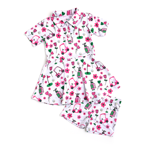 Lexi Pink Golf ATHLETIC SPORTS DRESS WITH MATCHING SHORTS - Gigi and Max
