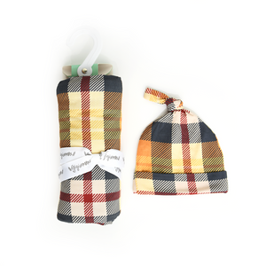 River Plaid SWADDLE - Gigi and Max