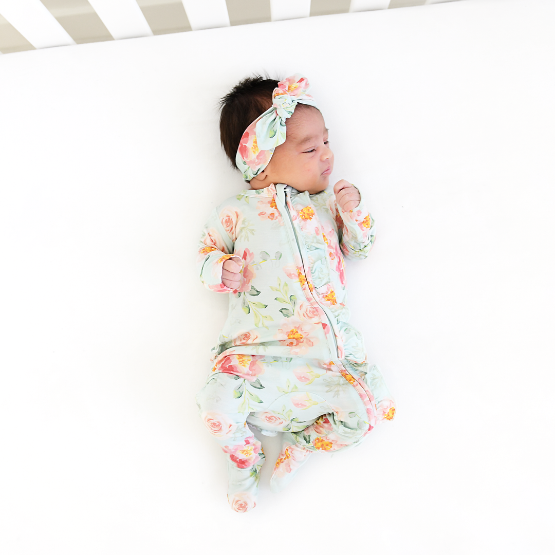 Mae Floral RUFFLE ZIP - Gigi and Max
