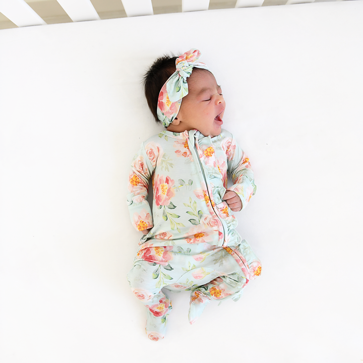 Mae Floral RUFFLE ZIP - Gigi and Max