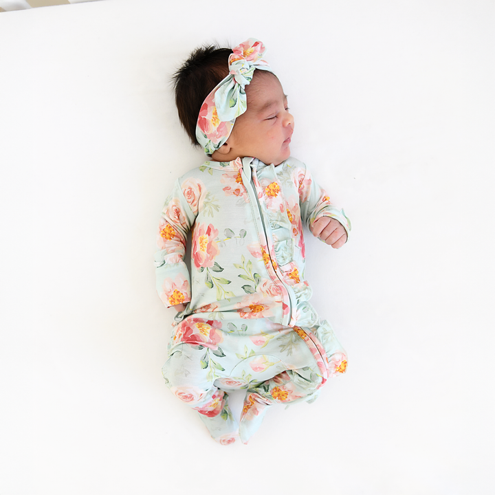 Mae Floral RUFFLE ZIP - Gigi and Max