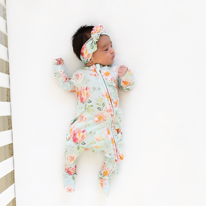 Mae Floral RUFFLE ZIP - Gigi and Max