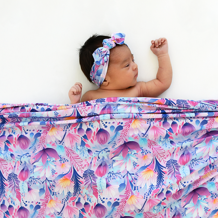 Ayla Floral TOPKNOT HEADBAND - Gigi and Max