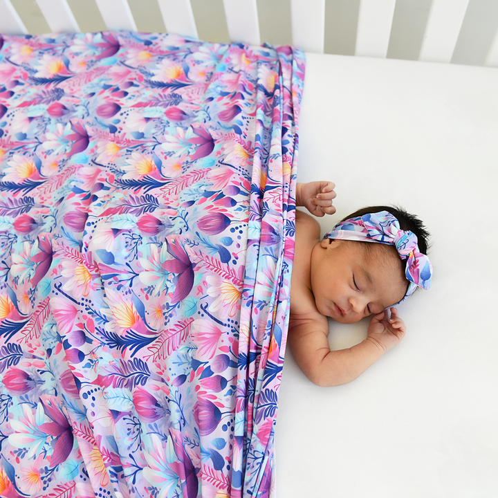 Ayla Floral TOPKNOT HEADBAND - Gigi and Max