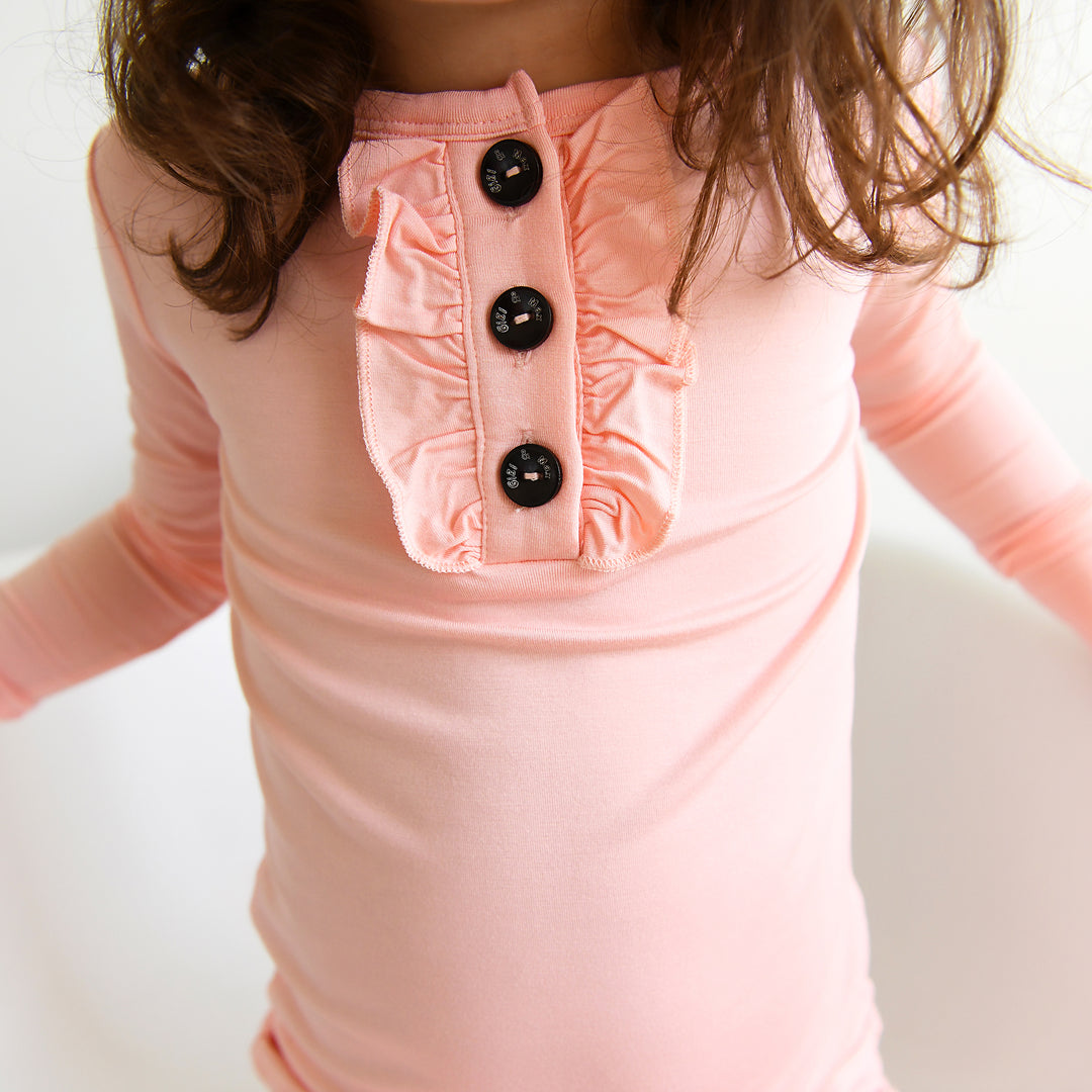 Olivia Pink RUFFLE TWO PIECE - Gigi and Max
