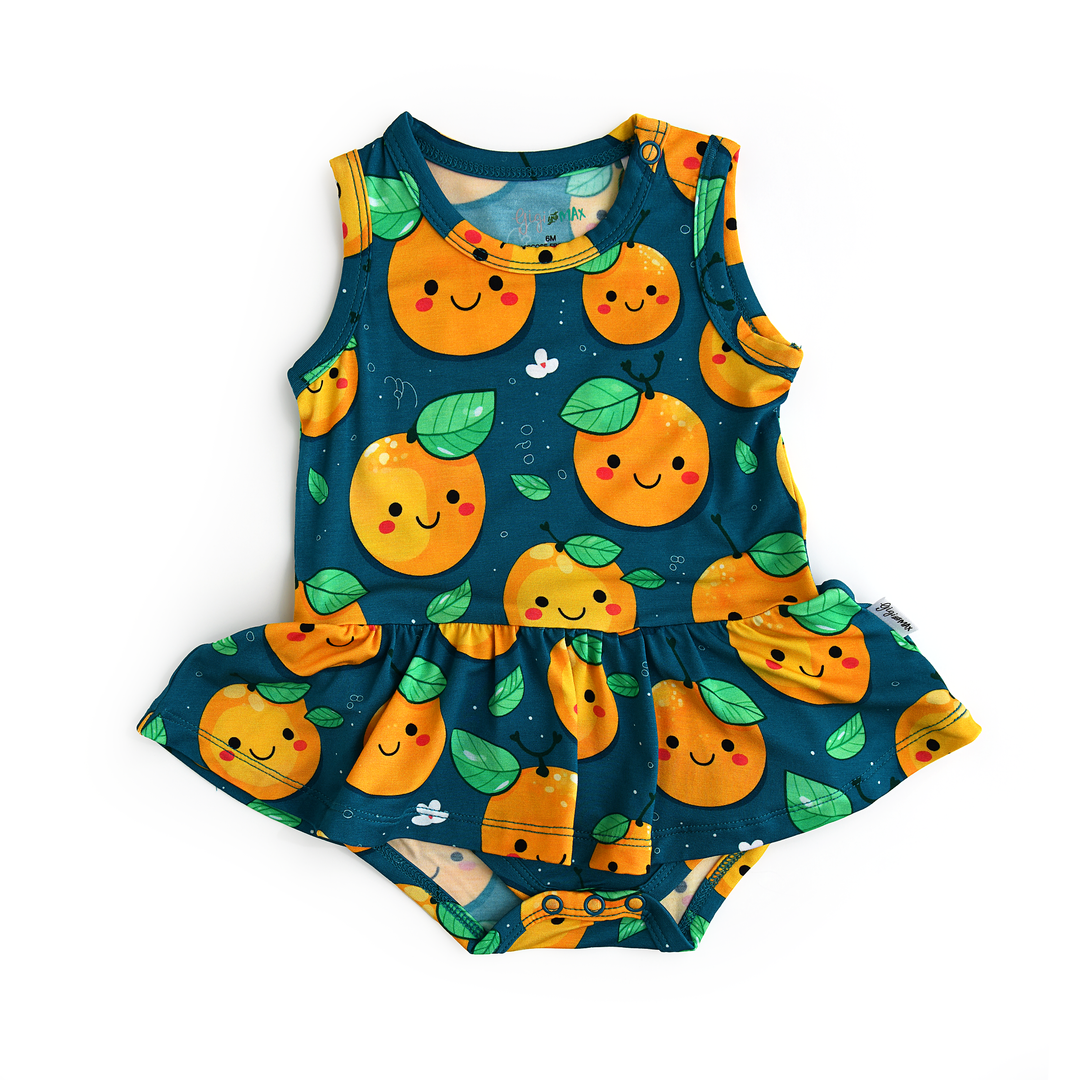Cutie Orange TANK TUTU - Gigi and Max