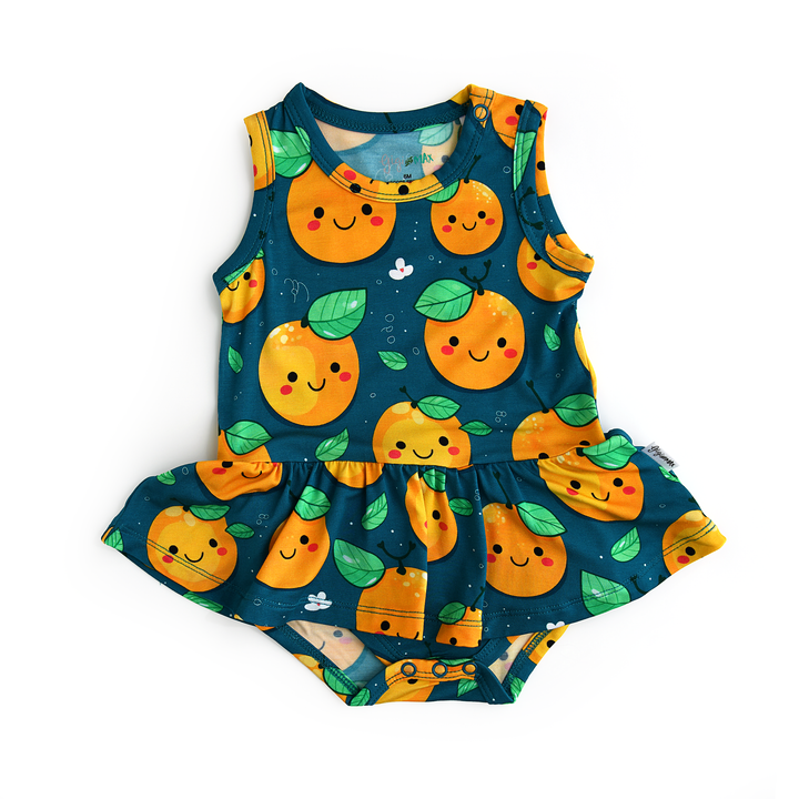 Cutie Orange TANK TUTU - Gigi and Max