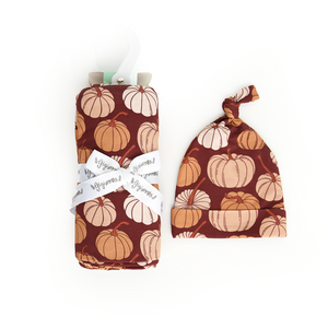 Salem Pumpkin SWADDLE - Gigi and Max