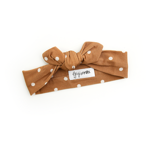 Maple Dot TOPKNOT HEADBAND - Gigi and Max