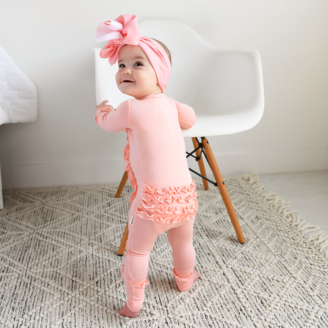 Olivia Pink RUFFLE ZIP - Gigi and Max