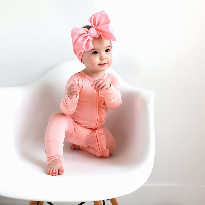 Olivia Pink RUFFLE ZIP - Gigi and Max
