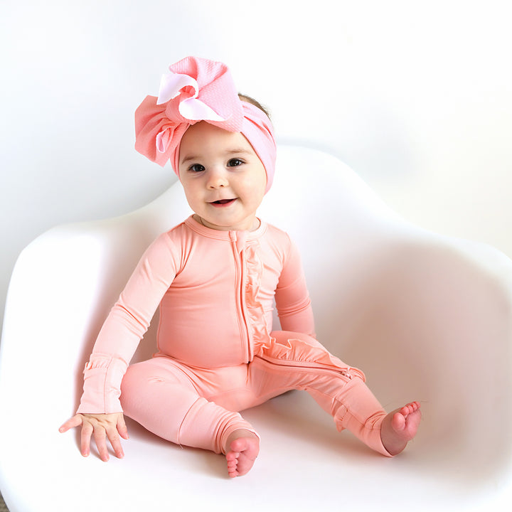 Olivia Pink RUFFLE ZIP - Gigi and Max