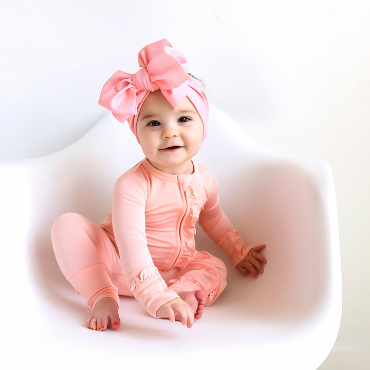 Olivia Pink RUFFLE ZIP - Gigi and Max