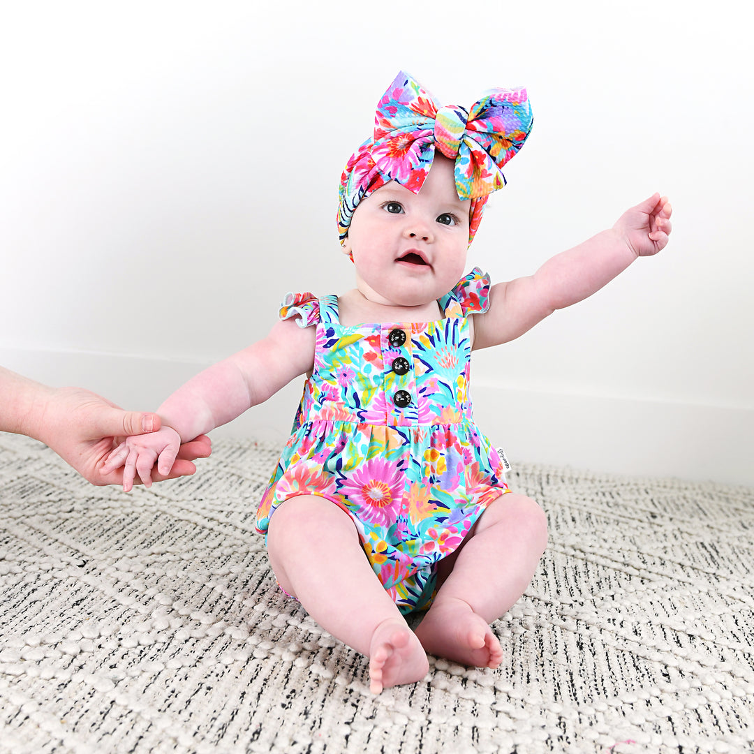 Megan Floral BUTTON BUBBLE - Gigi and Max