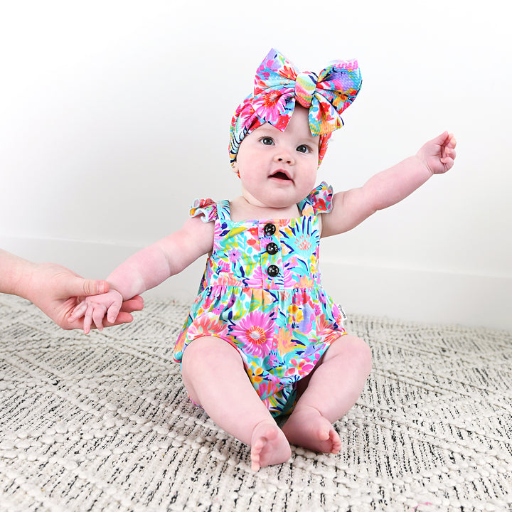 Megan Floral BUTTON BUBBLE - Gigi and Max