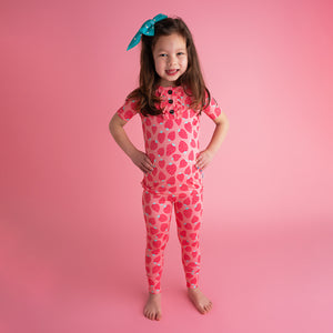 Annabelle Strawberries RUFFLE TWO PIECE - Gigi and Max