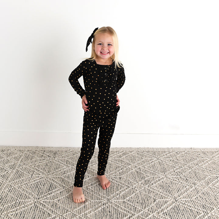 Hope Gold Dot CLIP BOW - Gigi and Max