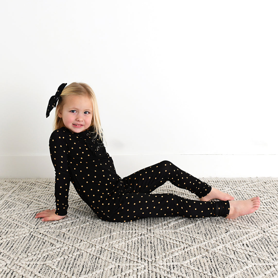 Hope Gold Dot CLIP BOW - Gigi and Max