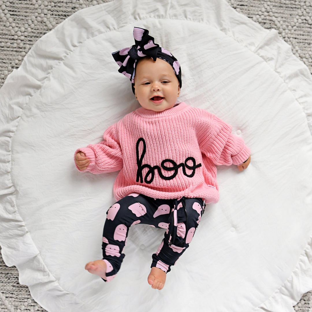 Boo Pink SWEATER - Gigi and Max