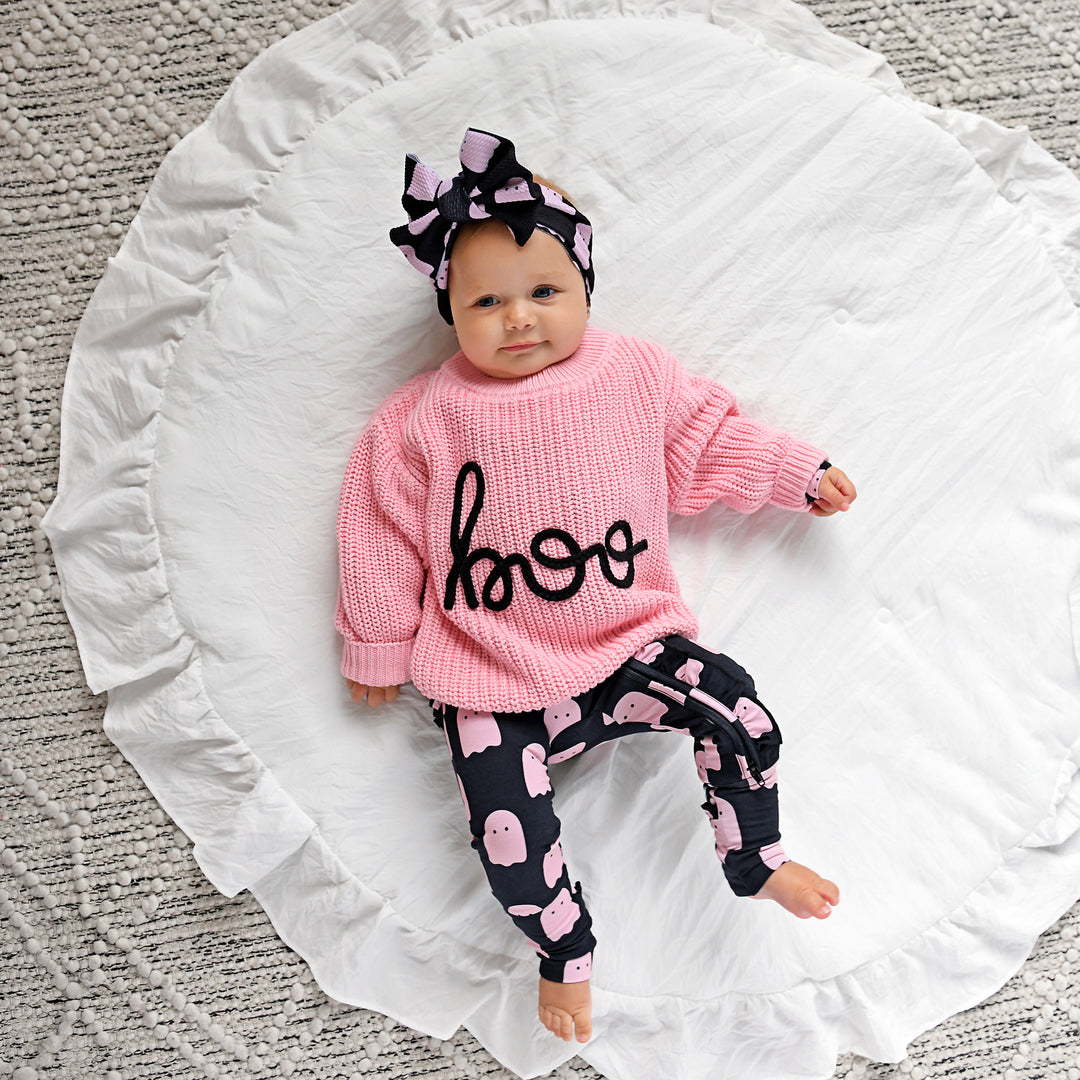 Boo Pink SWEATER - Gigi and Max