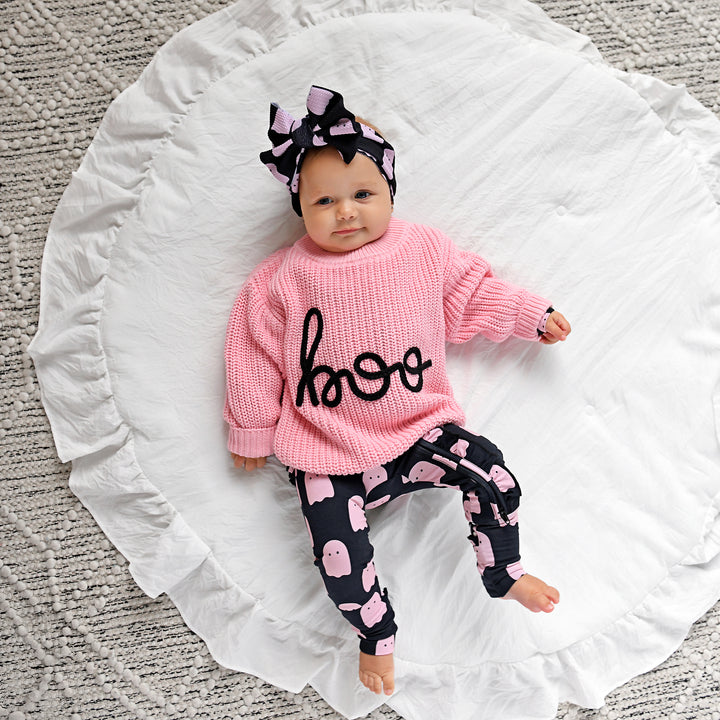 Boo Pink SWEATER - Gigi and Max