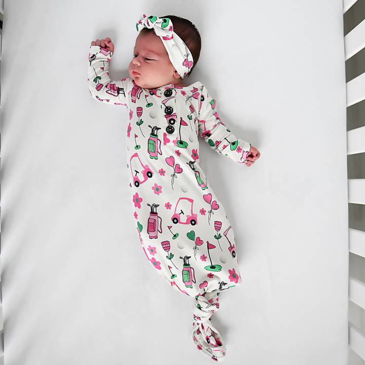 Lexi Pink Golf GOWN - Gigi and Max
