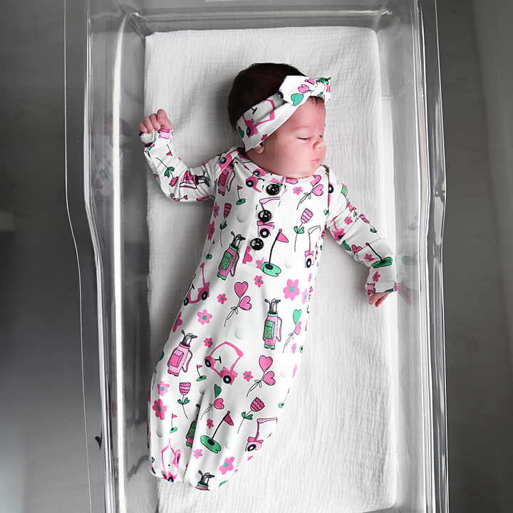 Lexi Pink Golf GOWN - Gigi and Max