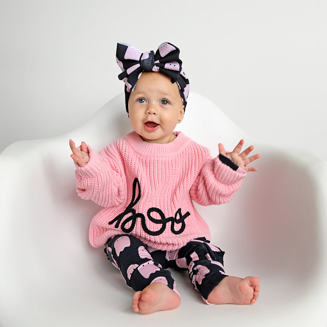 Boo Pink SWEATER - Gigi and Max