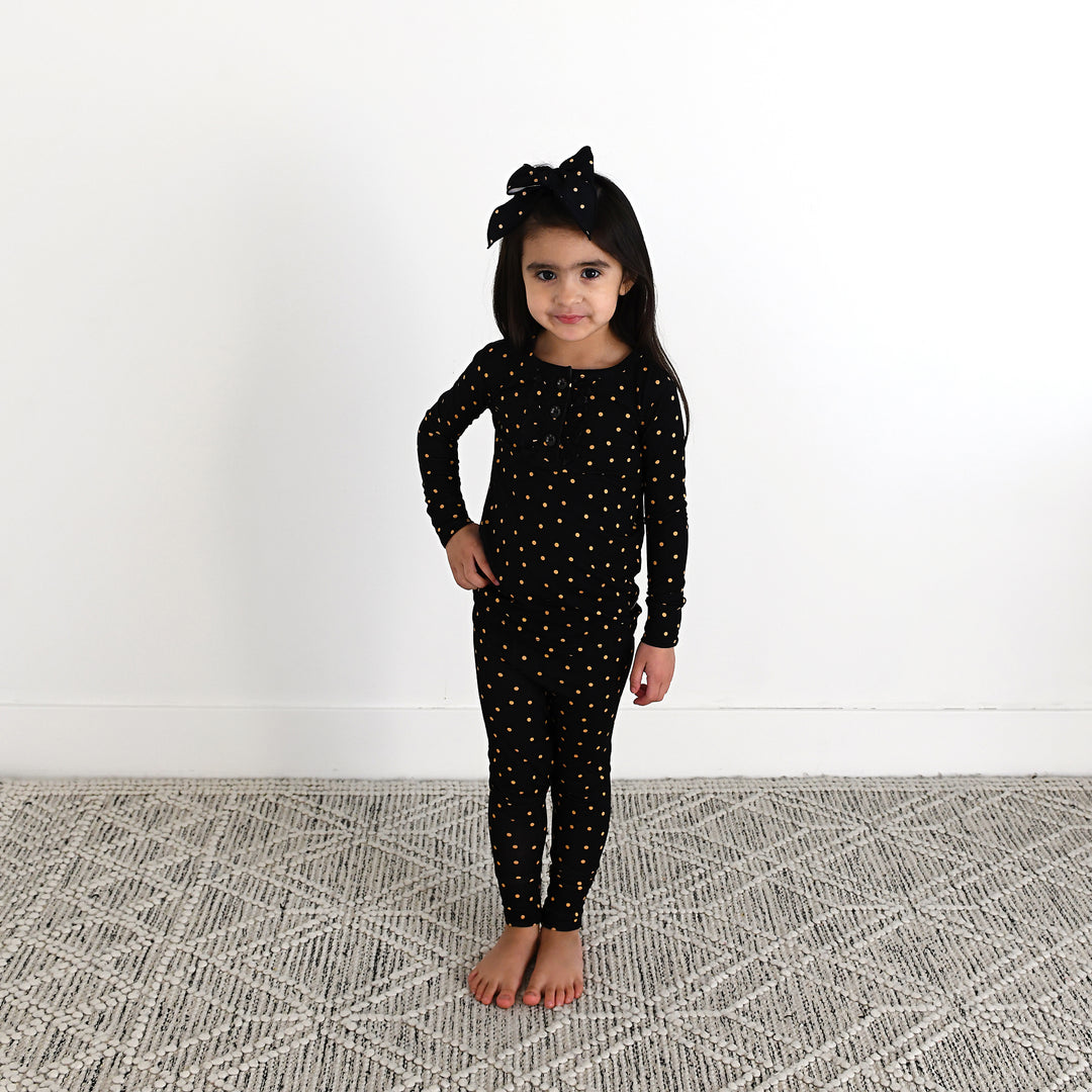 Hope Gold Dot RUFFLE TWO PIECE - Gigi and Max