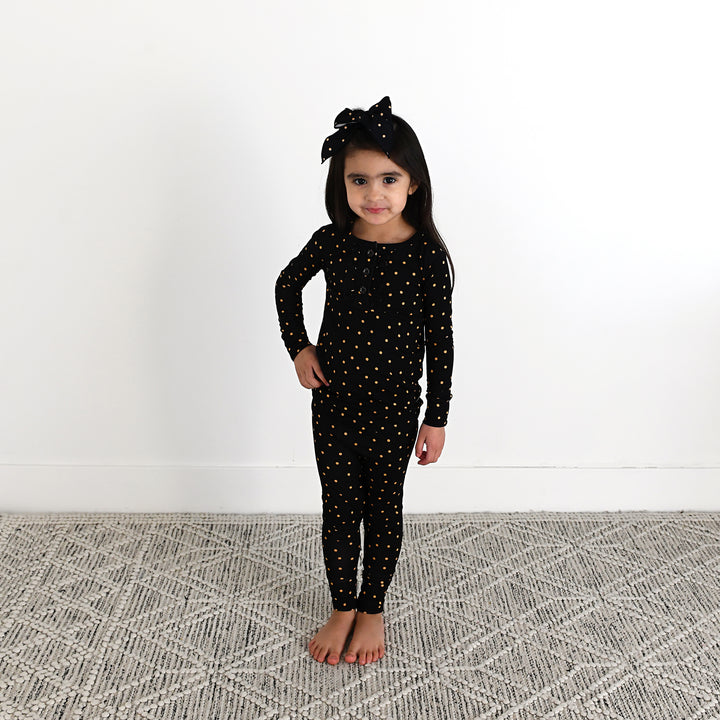 Hope Gold Dot CLIP BOW - Gigi and Max