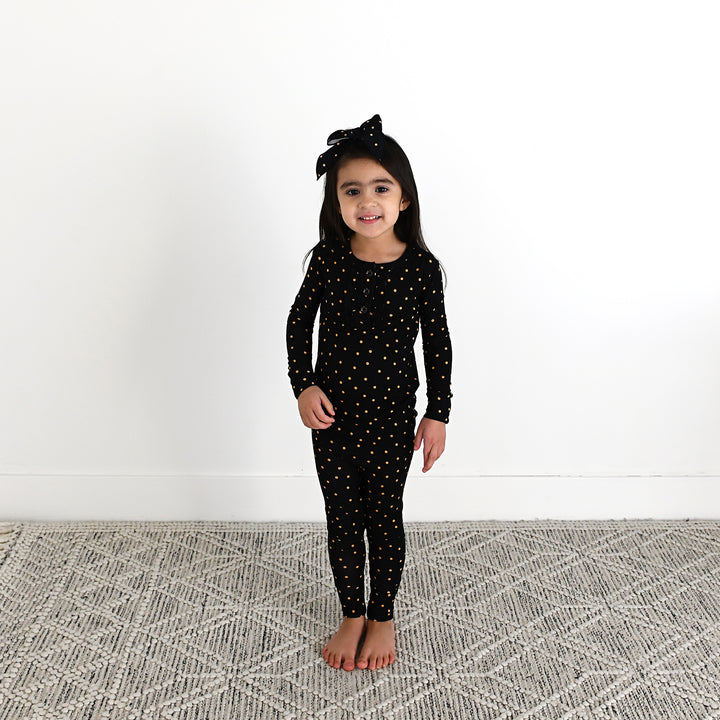 Hope Gold Dot CLIP BOW - Gigi and Max