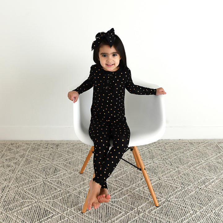 Hope Gold Dot CLIP BOW - Gigi and Max
