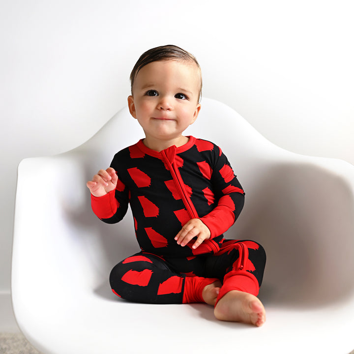 Georgia Black & Red ZIP - Gigi and Max