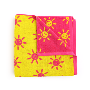 Brittany Smiley Faces BEACH TOWEL - Gigi and Max