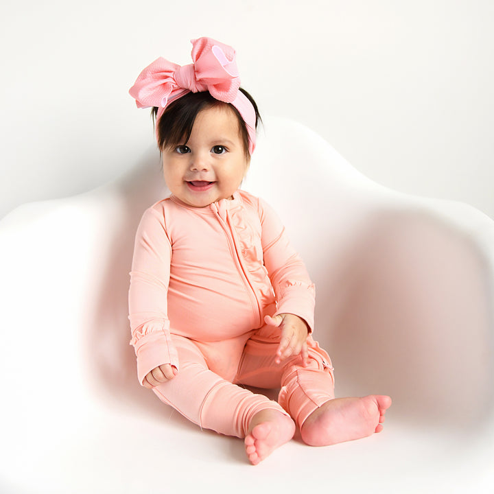 Olivia Pink RUFFLE ZIP - Gigi and Max
