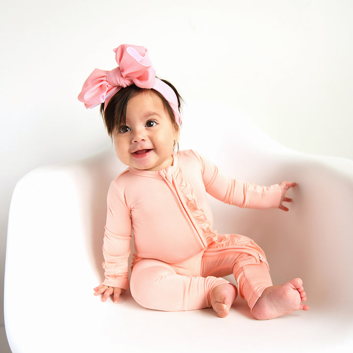 Olivia Pink RUFFLE ZIP - Gigi and Max