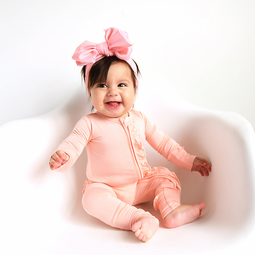 Olivia Pink RUFFLE ZIP - Gigi and Max