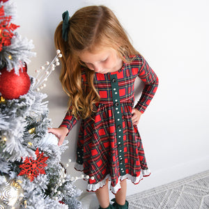 Holland & Dottie BUTTON DRESS - Gigi and Max