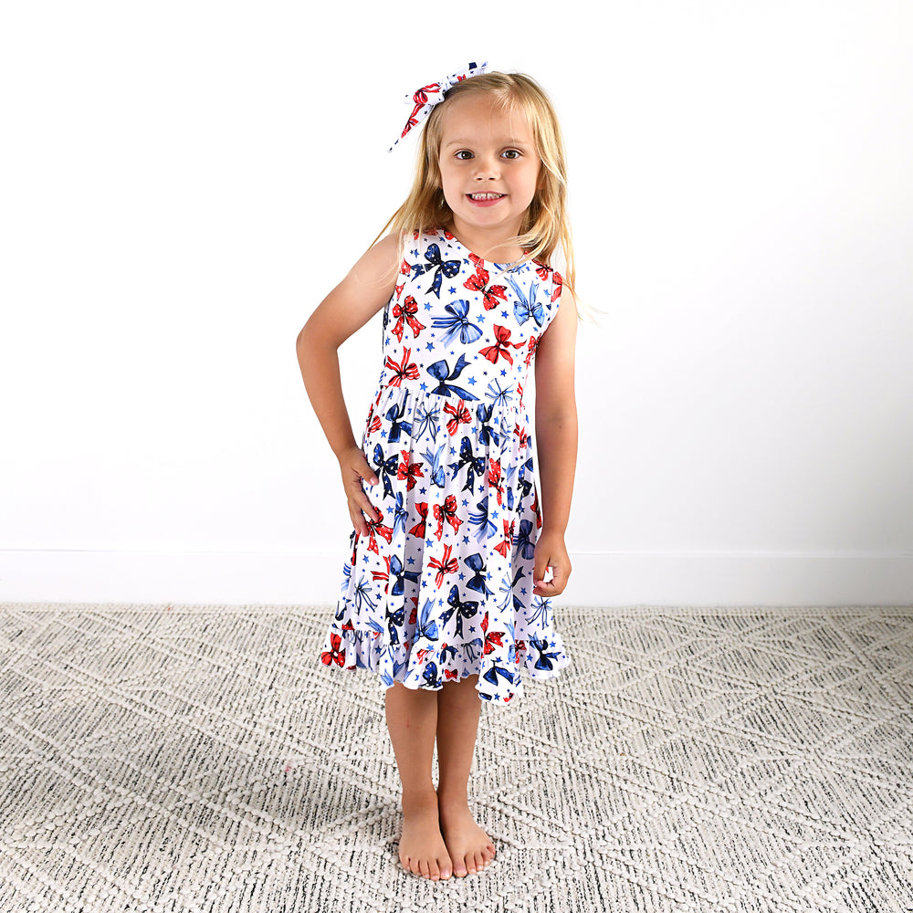 Eleanor Bows TANK TWIRL DRESS - Gigi and Max