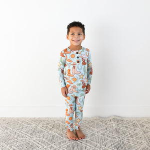 Luke Blue Western TWO PIECE - Gigi and Max