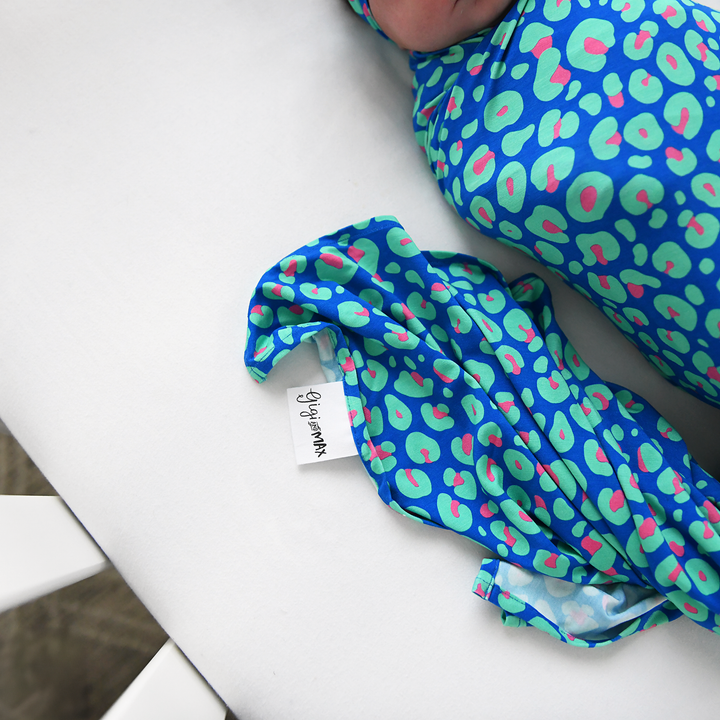 Miley Leopard SWADDLE - Gigi and Max