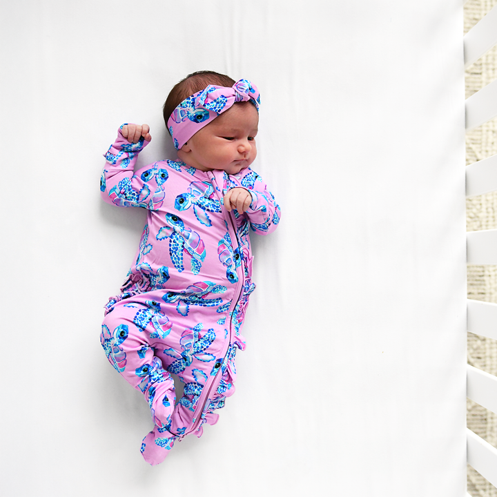 Waverly Sea Turtles TOPKNOT HEADBAND - Gigi and Max