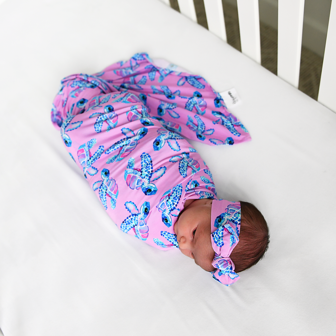 Waverly Sea Turtles SWADDLE - Gigi and Max